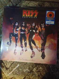 KISS Destroyer RESURRECTED orange vinyl