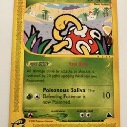 Shuckle Pokémon Skyridge Moderately Played