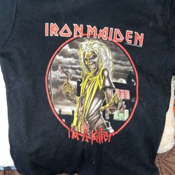 Iron Maiden Kids T-Shirt, Unknown Size Measurements In Pictures $20
