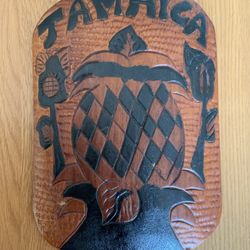 Jamaican Mahogany Wall Plaque