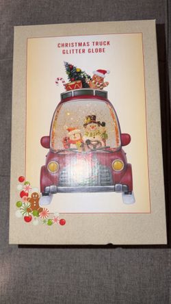 Cracker Barrel exclusive Christmas truck snow globe