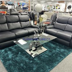 Black Reclining Sofa & Couch Set NOW 50% Off W/ Free Rug and Coffee Table (Don't Miss Out)
