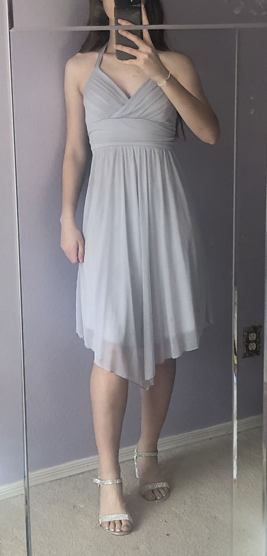Trixxi Silver Party Dress 