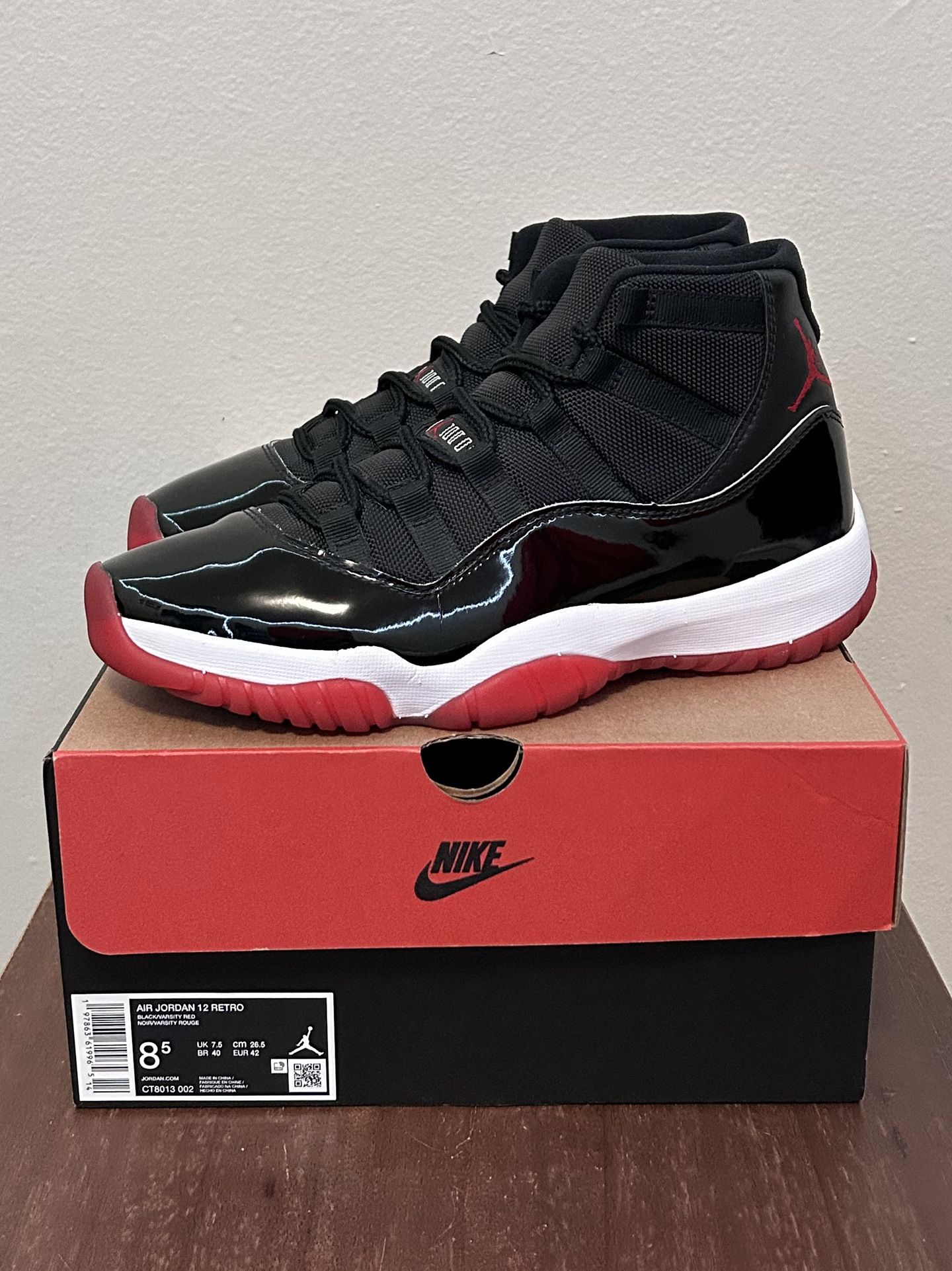 Jordan 11 Bred Size 8.5 No Box