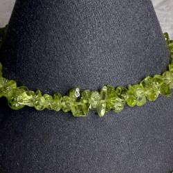 Peridot Sterling Silver Bracelet 