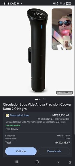 Anova culinary AN450 precision cooker