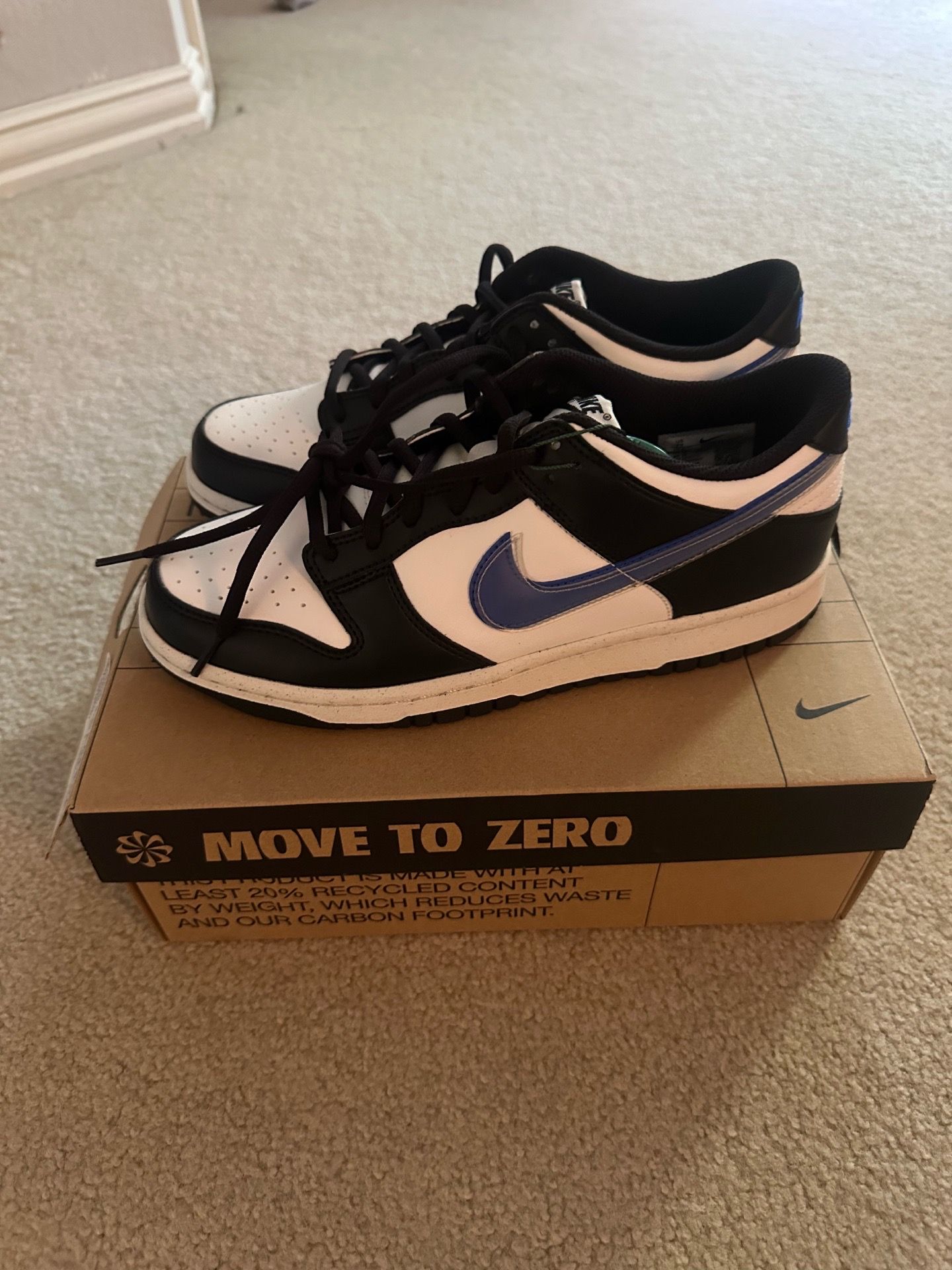 Nike Dunk Low TPU Swoosh size 7y