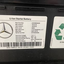 Mercedez Benz Li-Ion Lithium Battery 