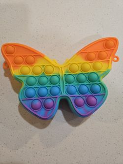 Rainbow Butterfly Bubble Pop Crossbody