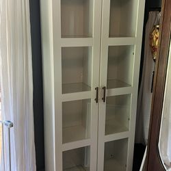 Pair Of Brimnes Display Cabinets