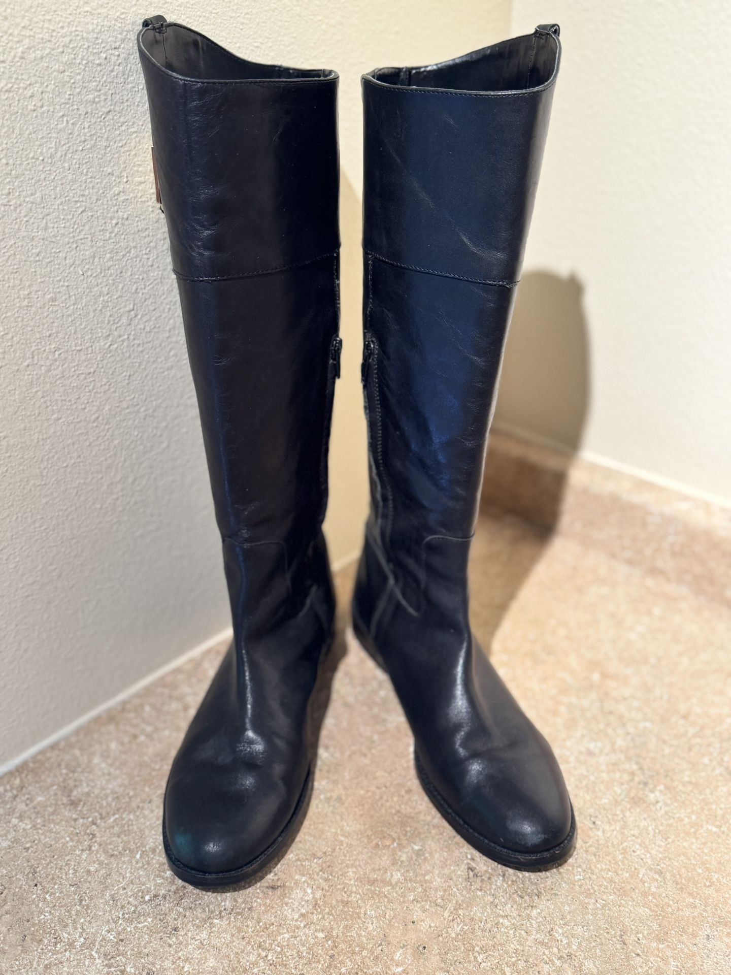 RALPH LAUREN Leather Riding Boots - Women Size 10