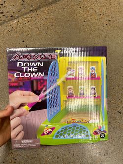 NWT Arcade Down The Clown Toy