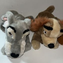 Lady And The Tramp Plushes