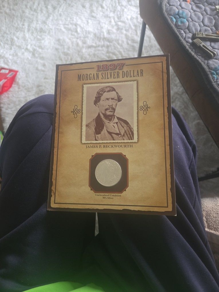 1897 MORGAN DOLLAR 90% SILVER JAMES BECKWORTH