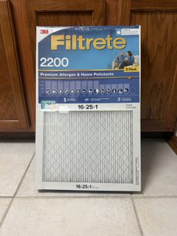 3 Pk FILTRETE 2200 3M Air Filter