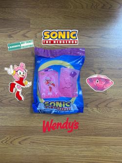 Wendy’s | Sonic The Hedgehog Kids’ Meal Exclusive Collectible Trading Cards & Case (Amy Rose)