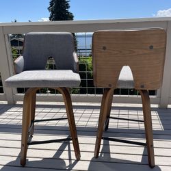 Mid-Century Modern Counter Height Stools