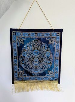 Woven Floral Wall Hanging Tapestry