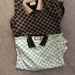 Gucci Polo Shirts Men’s  – Size M – $50 Each (2 Available)