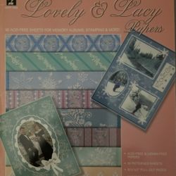 Vintage Paper pizzaz Lovely & Lacy papers 8.5" x 11"