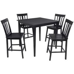  Counter-Height Dining Table and 4 Chair Set