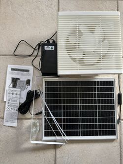 Solar 10” Exhaust Fan