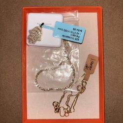 Moissanite Pendant Set