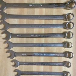 Matco wrench set 18,17,16,15,14,12,11 mm I don't have the 13 mm got lost asking 100 firm for all  