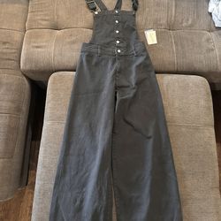 Universal Threads Overalls - Blk Sz 6