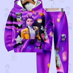Girl’s Kpop Hoodie Set
