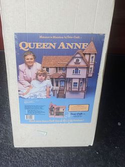 Vintage Dura-Craft Dollhouse Kit QA575 The Queen Anne- Never opened