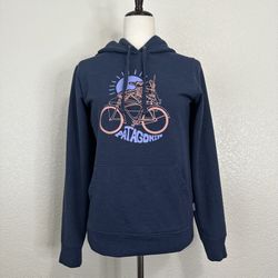 Patagonia Organic Cotton Fisherfox Ahnya Hoody Women’s Sweatshirt, Sz Small