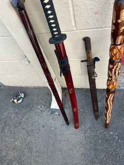 Antique blades and pool soports