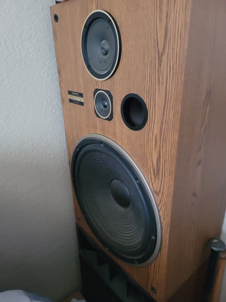 Vintage Pioneer CS G403 Floor Speakers 15 Inch $350