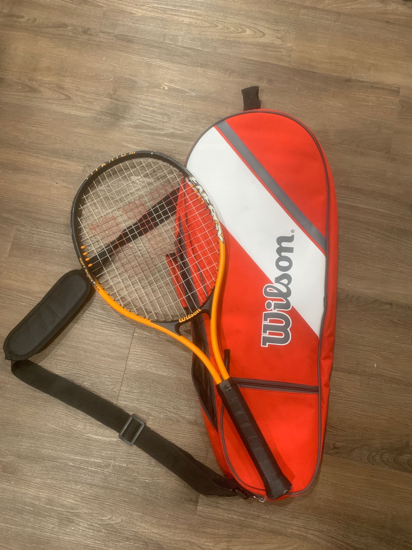 Wilson Tennis Racket and Bag