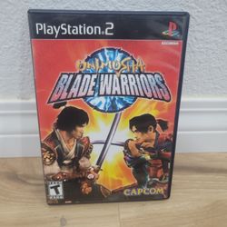 PS2 ONIMUSHA BLADE WARRIORS WITH CASE NO MANUAL 