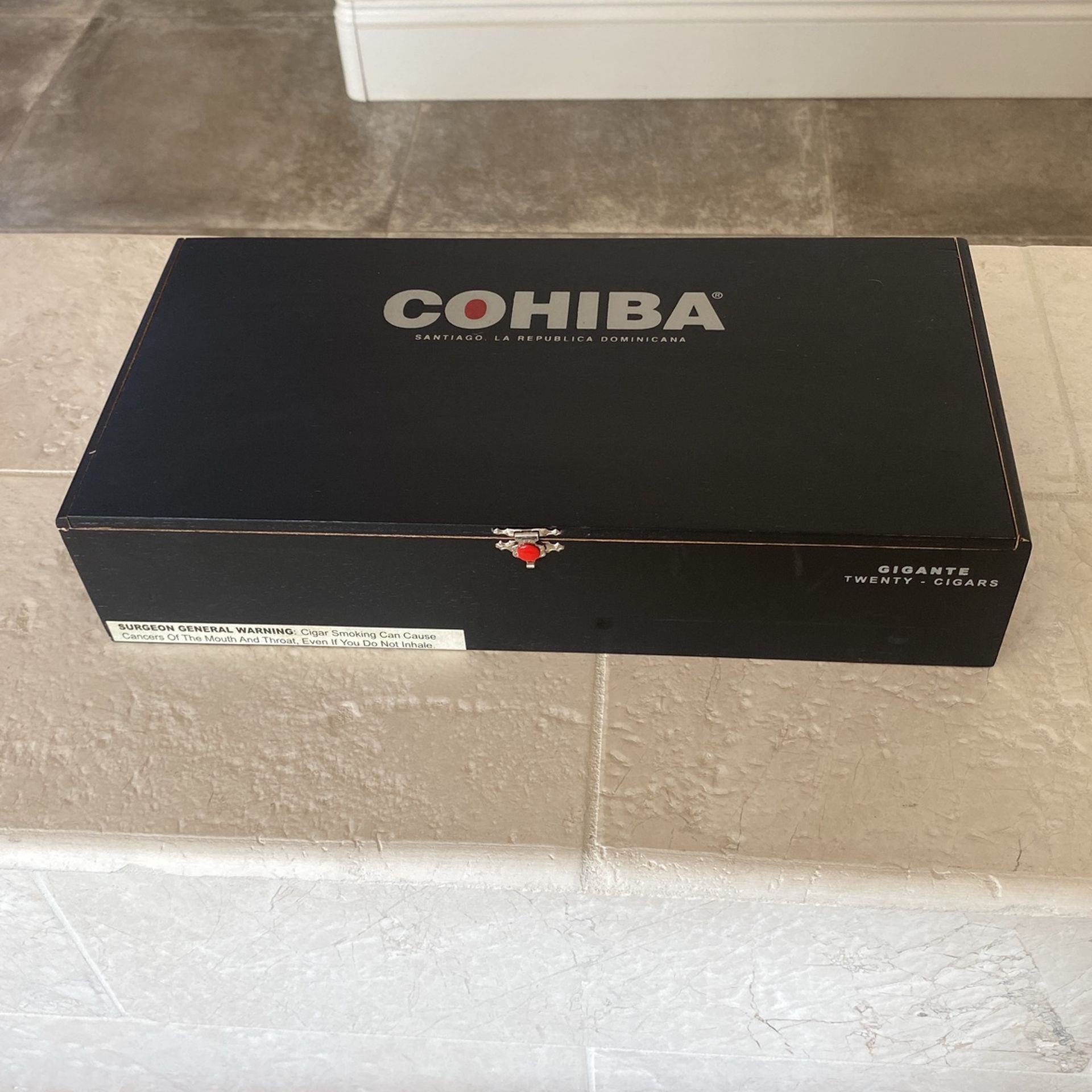 Cohiba Wooden Cigar Box With 10 Metal Tubes - $20 obo