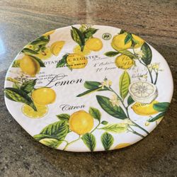  Michel Design Works Large Lemon Serving Platter – 18” – Melamine / Plastic