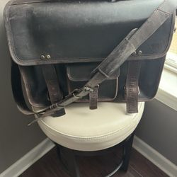 ROOSEVELT BUFFALO LEATHER BRIEFCASE BAG