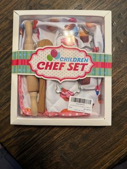 Children Chef Set with Apron and Accessories