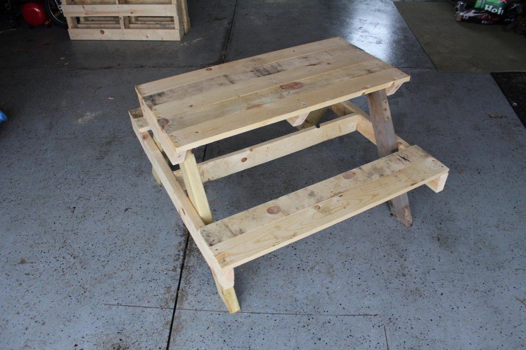 Kids Picnic Table - Various Paint/Stains Options