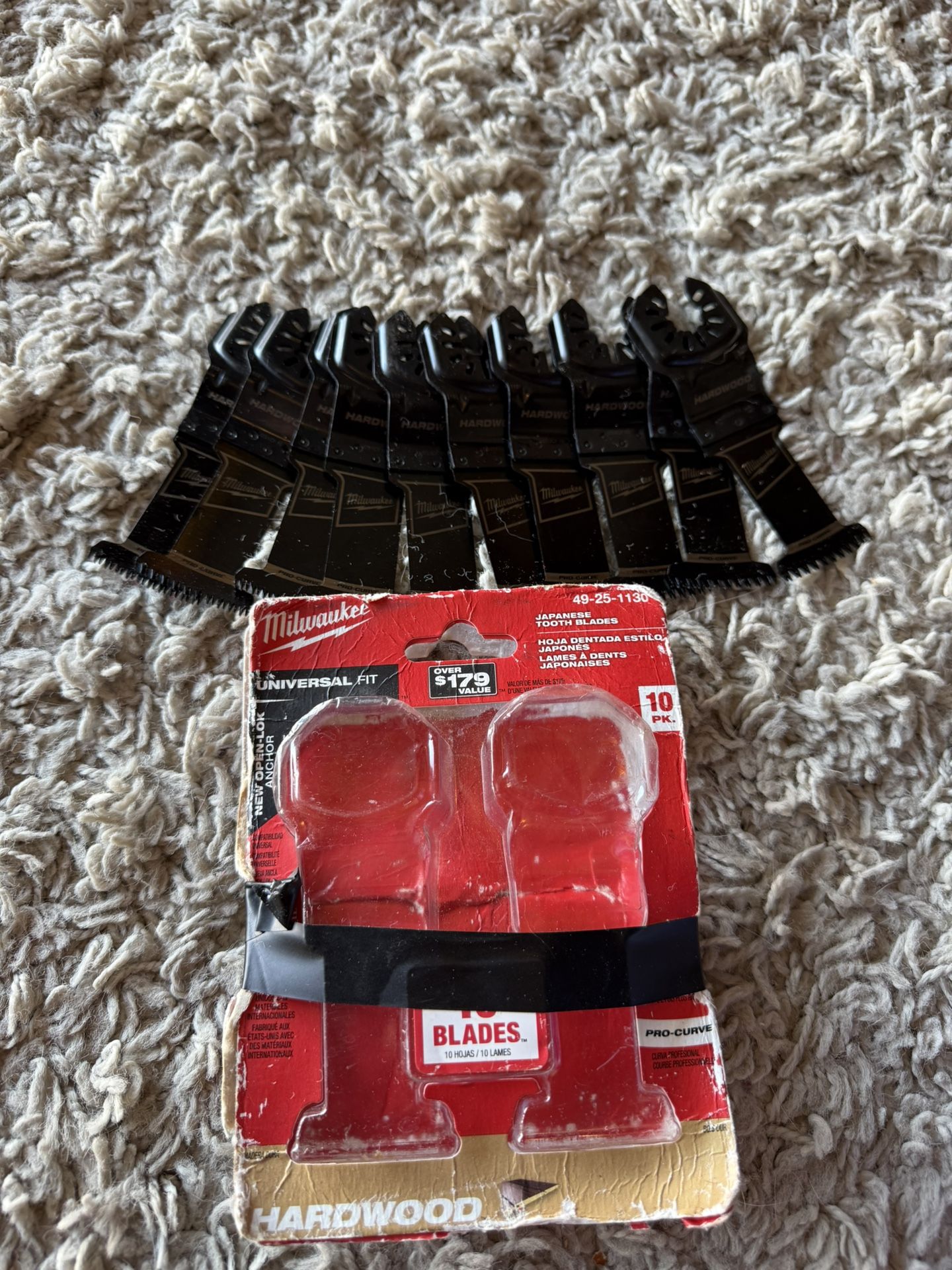 Milwaukee 49-25-1130 1-3/8"  Multi-Tool Oscillating Blade 10 - Pack NEW (0085)