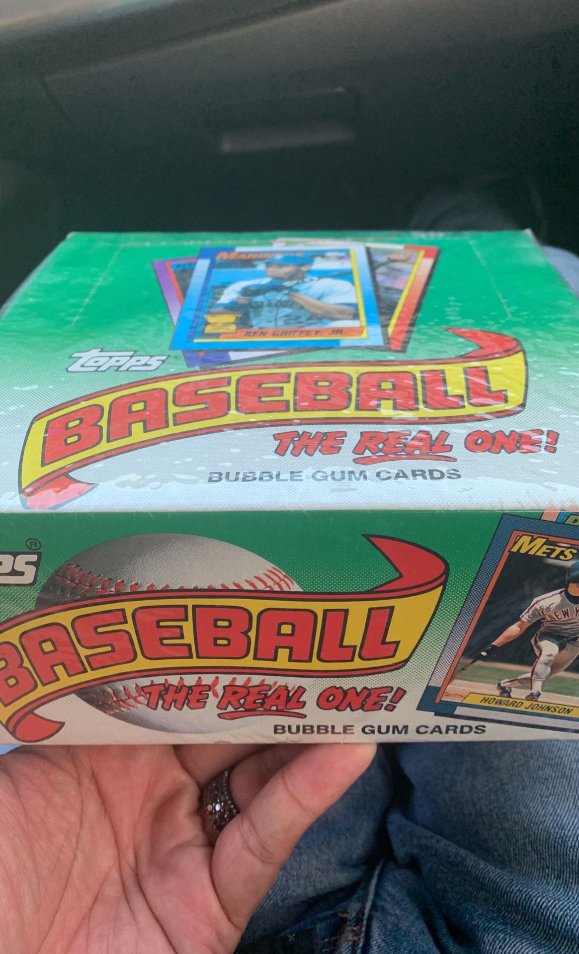 1990 Topps wax box $35 baseball cards