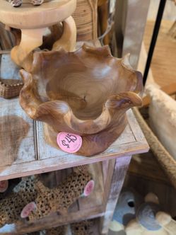 Handmade wooden bowl