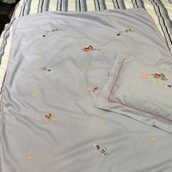 Farm Themed Crib Duvet And Pillow Sham
