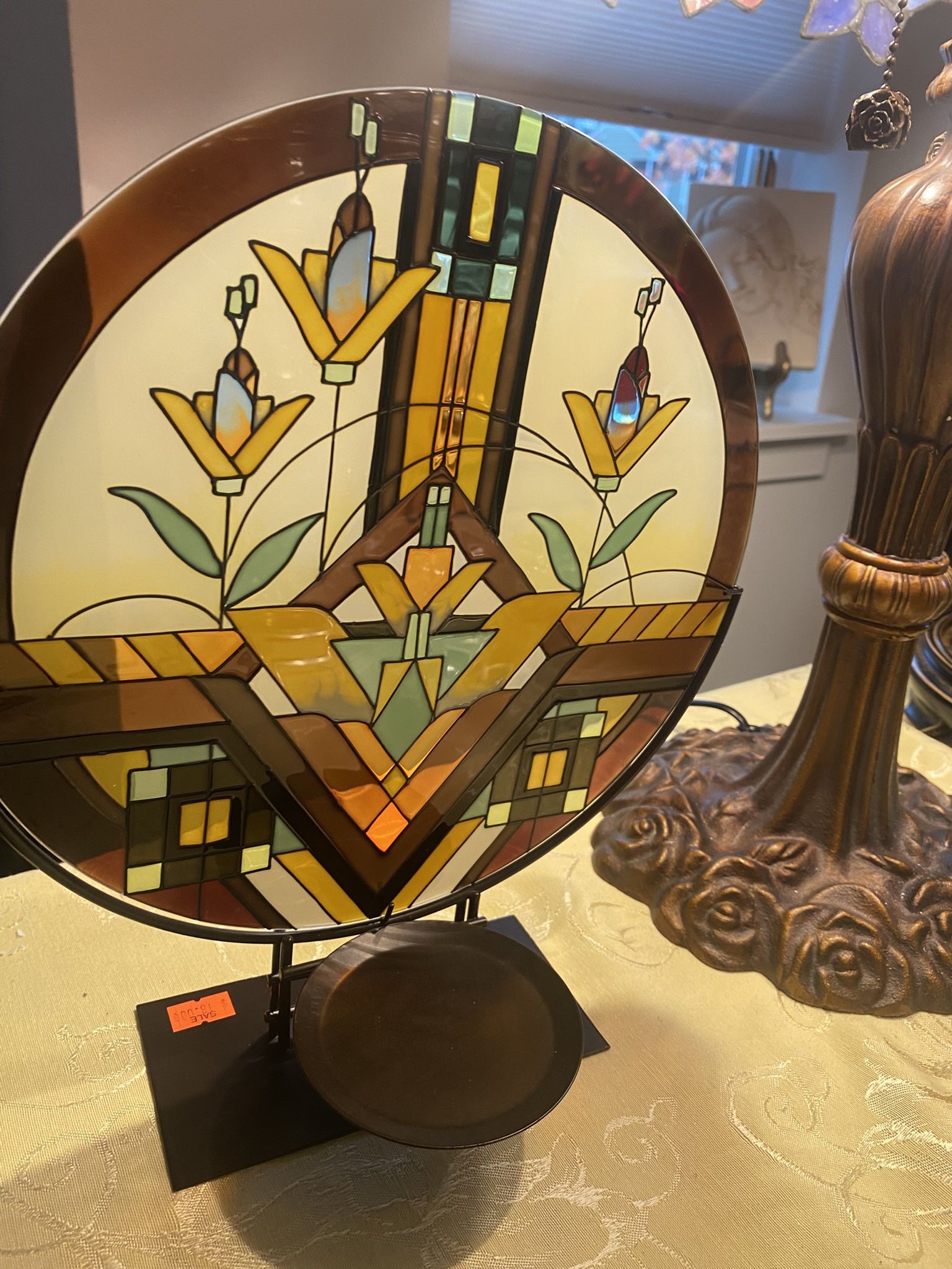 Stained Glass Suncatcher/candle Holder