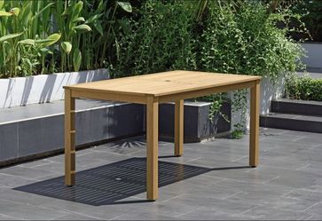 BRAND NEW Outdoor Furniture 100% Solid Wood In Teak Finish Rectangular Dining Table