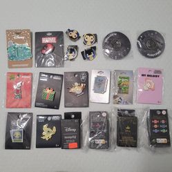 Loungefly Lootcrate Disney Funko Hello Kitty Assorted Pins 
