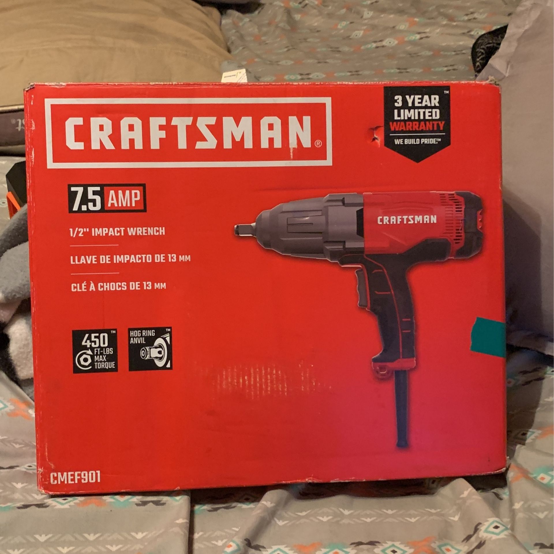 Craftsman 7.5 AMP 1/2 Impact Wrench
