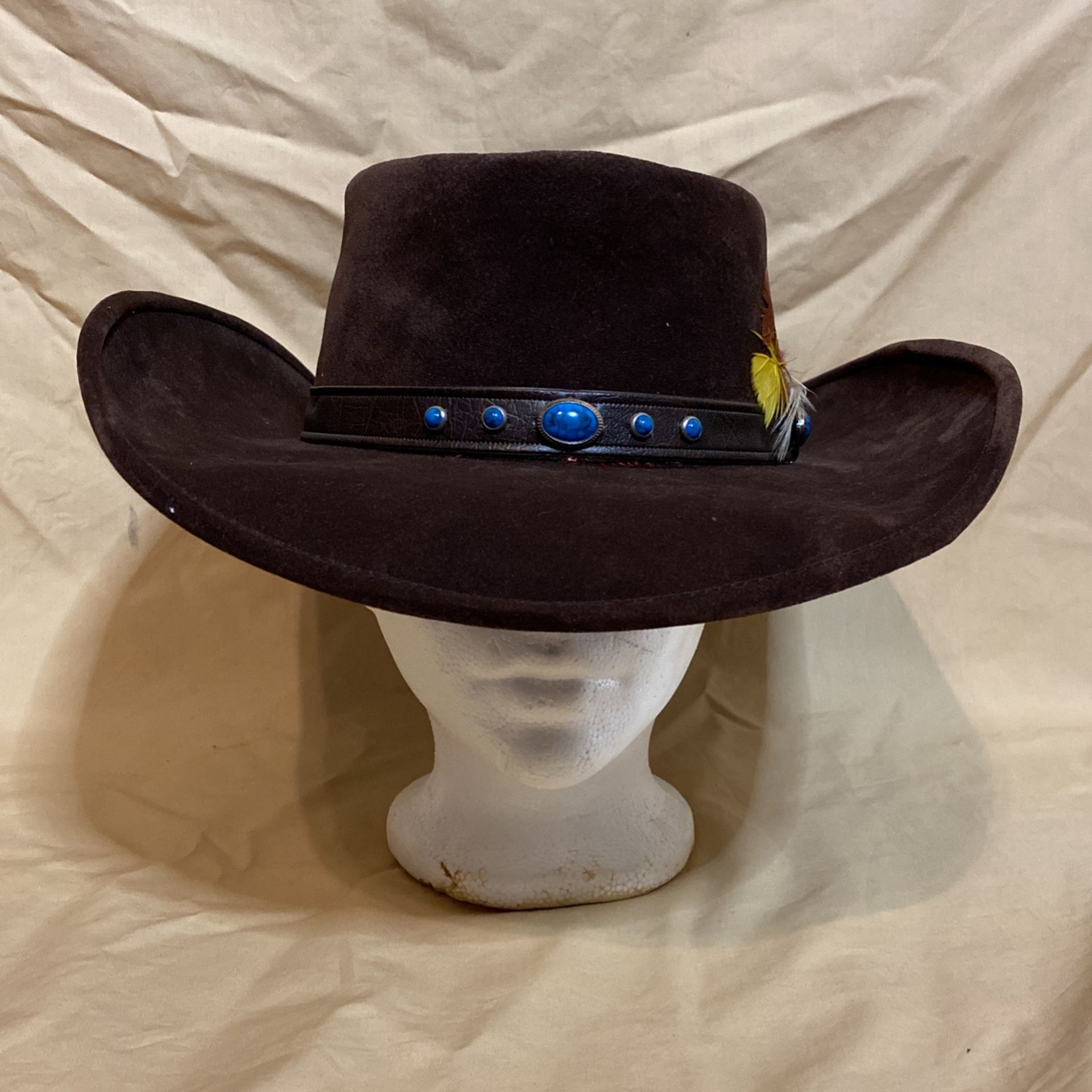 Cowboy Hat Sued Turquoise Women’s 